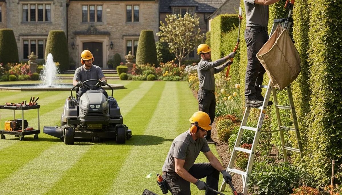 Charleston, SC tree service crew providing landscaping and outdoor property care