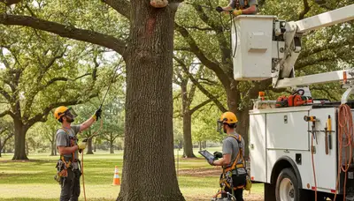 Charleston, SC arborist diagnosing tree disease for treatment and recovery planning